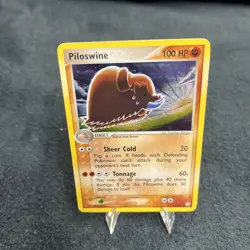 2004 Pokemon Piloswine 13/109 EX Team Rocket Returns Holo Rare 🔥 Centered/Clean - Image 2