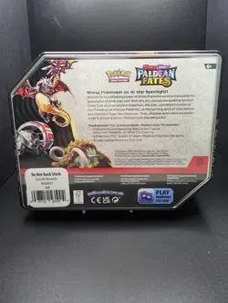 Pokemon Paldean Fates Shiny Charizard EX Tin Factory Sealed - Image 2