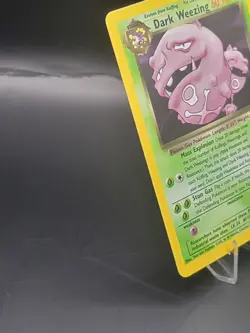 Pokemon Team Rocket Dark Weezing Holo Rare - Image 3