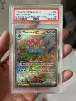 [PSA10] 2023 Pokemon 151 Venusaur ex Special Illustration Rare 198/165 ENG - Image 1
