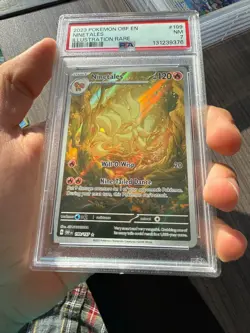 PSA 7 Ninetales #199 2023 Pokemon Obf Obsidian Flames 126686251 - Image 1
