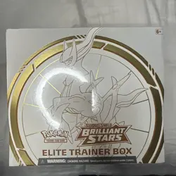 Pokemon TCG Sword and Shield Elite Trainer Box Brilliant Stars ETB, Sealed 820650870125 - Image 1