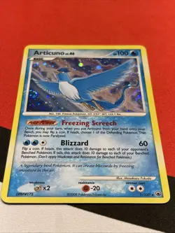 Articuno 1/100 Holo Rare - 2008 Pokemon Majestic Dawn (2🌀Swirls) - Image 2