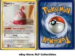 2008 Pokemon, POP Series 8, #14/17 Happiny Lv. 8, Common - Image 1