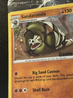 Pokemon TCG Sandaconda 082/163 Gamestop Promo Holo w/ Swirl. New & Sealed - Image 2