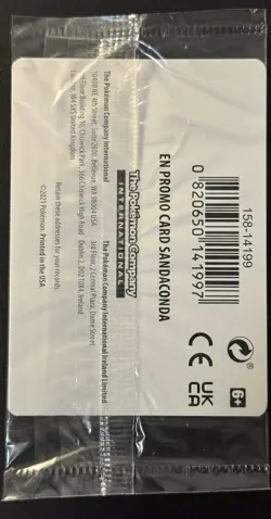 Pokemon TCG Sandaconda 082/163 Gamestop Promo Holo w/ Swirl. New & Sealed - Image 3