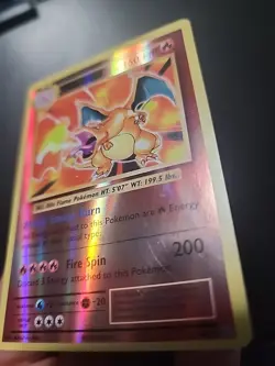 2016 Pokemon Charizard 11/108 XY Evolutions Reverse Holo Rare LP see Pictures - Image 3