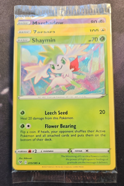 Pokemon Shaymin 015/185 Cosmo Foil Holo Sealed Promo NM - Image 1