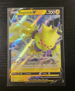 Pokemon Regieleki V SWSH280 SWSH Black Star Promo NM - Image 1