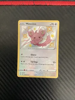 Pokemon Minccino Shiny Holo Rare Shining Fates: Shiny Vault SV093/SV122 NM - Image 1