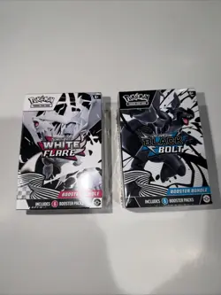 White Flare & Black Bolt Pokemon TCG Booster Bundle New Factory Sealed Lot - Image 1