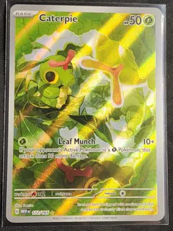 Caterpie 172/165- Illustration Rare- SV 151 Collection- Pokemon TCG - Image 1