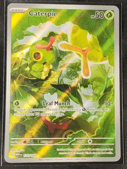 Caterpie 172/165- Illustration Rare- SV 151 Collection- Pokemon TCG - Image 4