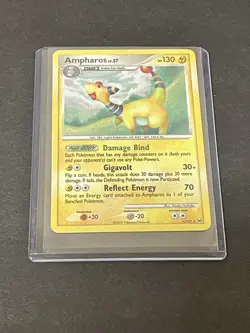 Pokemon TCG Ampharos Platinum 1/127 Holo Rare - Image 1