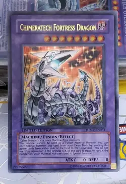Chimeratech Fortress Dragon JUMP-EN031 Ultra Rare LP + Bonus - Image 1
