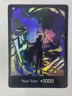 One Piece - The Best PRB02 - ROB LUCCI Textured Don!! Card English - Foil - Image 1