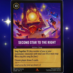 Second Star to the Right - Rare - Disney Lorcana TCG Ursula's Return #61/204 - Image 1
