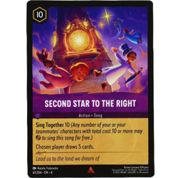 Second Star to the Right - Rare - Disney Lorcana TCG Ursula's Return #61/204 - Image 2