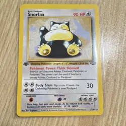 1999 Pokemon Snorlax 90 HP Rare Jungle Card 27/64 Vintage WOTC - NM - Image 1