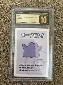 CGC Pristine 10 Ditto Old Maid Playing Card (Japanese) 2019 - Image 1
