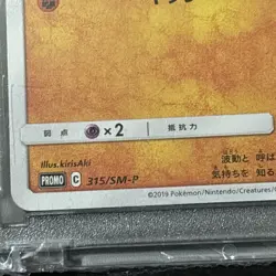 Riolu Pokemon Card Gym Promo C 315/SM-P TCG Nintendo Japanese From Japan - Image 4