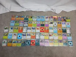 73 Pokemon Cards Lot / 17 Holographic - Image 1