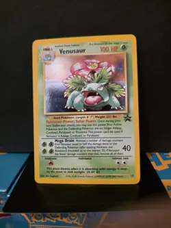 2000 Pokemon VENUSAUR Holo BLACK STAR PROMO Set Card #13 RARE Nintendo WOTC NM - Image 1