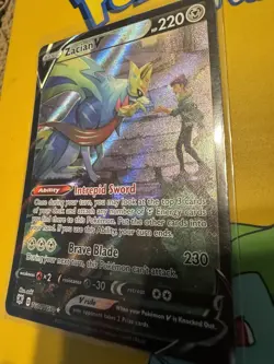 Zacian V - TG21/TG30 - Pokemon Astral Radiance Sword & Shield Ultra Rare Card NM - Image 4