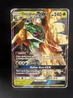 Decidueye GX 12/149 SM Base Set LP Pokemon Card TCG - Image 1