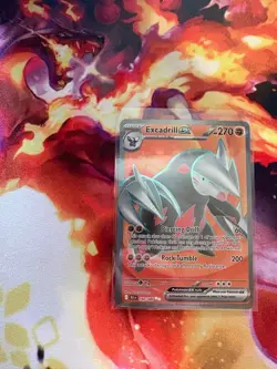 Pokemon Card Excadrill ex 160/086 Black Bolt Full Art Ultra Rare NM - Image 1