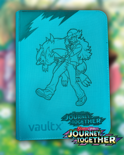 Pokemon Journey Together VaultX Binder (9 Pocket Holds 360 Cards Laser Engraved) - Image 1