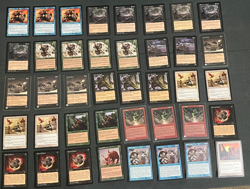 MTG Magic the Gathering 102 card lot from Visions and Urza's Block Expansions - Image 1
