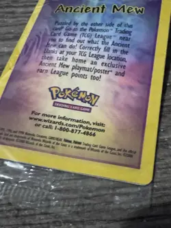 Sealed Ancient Mew I Pokemon Card Promo From 1999. Mint Condition - Image 3