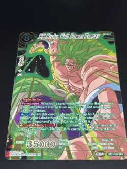 SS Broly Full Power Frenzy BT19-088 SPR Dragon Ball Super Card Game Bandai - Image 4
