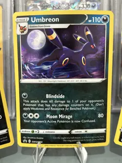 3x Umbreon SWSH129 SWSH: Sword & Shield Promo Cards Holo - Image 3