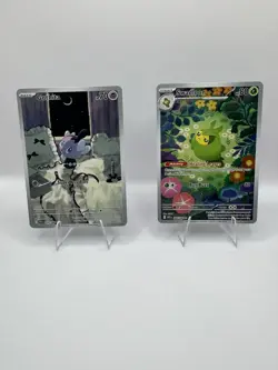 Pokemon TCG 2 Card Lot Sword & Shield Gothita Swadloon IRs - Image 1