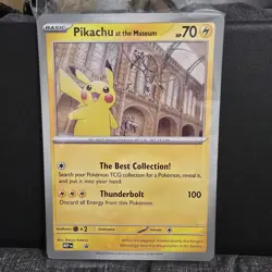 Pokemon Pikachu At The Museum Jumbo Promo Card ✅ SEALED ✅ - Image 1