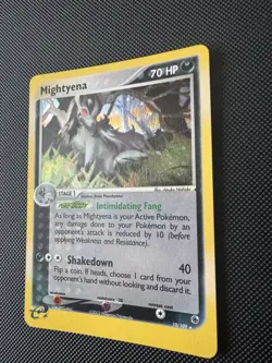 Pokemon Card - Mightyena Holo - 10/109 - EX Ruby Sapphire - 2003 - Image 2
