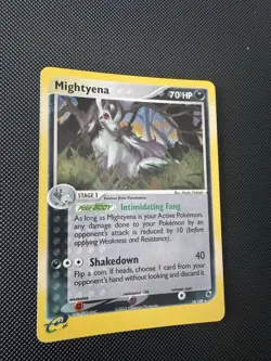 Pokemon Card - Mightyena Holo - 10/109 - EX Ruby Sapphire - 2003 - Image 3