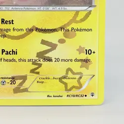 Dedenne RC10-32 Generations Radiant Collection Holo Pokemon Card LP - Image 4