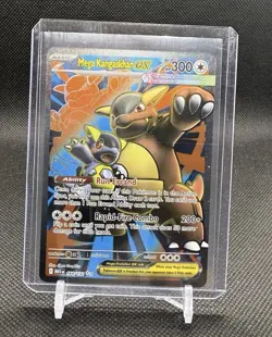 Pokemon TCG M Kangaskhan EX Ultra Rare Holo Card 164/132 Mega Evolution - Image 1