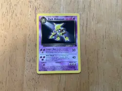 Dark Alakazam - 18/82 - Rare 1st Edition - Team Rocket Pokemon Card MP/HP - Image 1