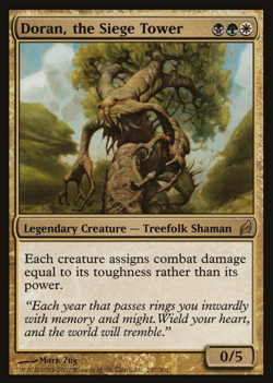Doran, the Siege Tower / la Tour de Siege ENGLISH LP Lorwyn magic mtg - Image 1