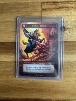 Critical Strike - BOX TOPPER - Sorcery Contested Realm - Alpha Edition - Image 1