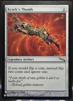 Krark's Thumb #190 The List - Mirrodin Regular Rare - Image 1