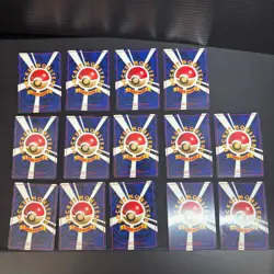 Pokemon Cards Lot 14x Old Back Japanese - Image 3