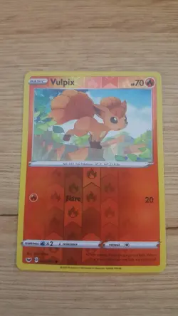 Pokemon Sword And Shield Vulpix 022/202 Reverse Holo NM - Image 1
