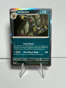 2025 Pokemon UMBREON Holo #059/131 Prismatic Evolutions PRE EN Holo Rare - Image 1
