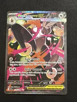Mega Lopunny ex 128/094 Special Illustration Rare Phantasmal Flames Pokemon NM - Image 1