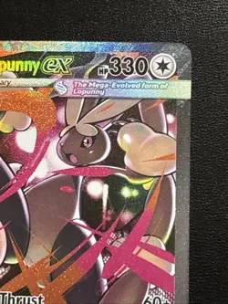 Mega Lopunny ex 128/094 Special Illustration Rare Phantasmal Flames Pokemon NM - Image 3